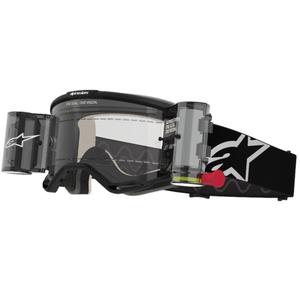 Очила за мотокрос Alpinestars Vision 5 Corp ROLL-OFF с широко зрение черни с прозрачни лещи