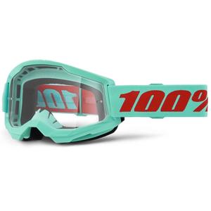 Очила за мотокрос 100% STRATA 2 New Maupiti (прозрачен плексиглас)