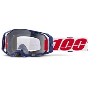 Очила за мотокрос 100% ARmatic Mach Z с прозрачен плексиглас