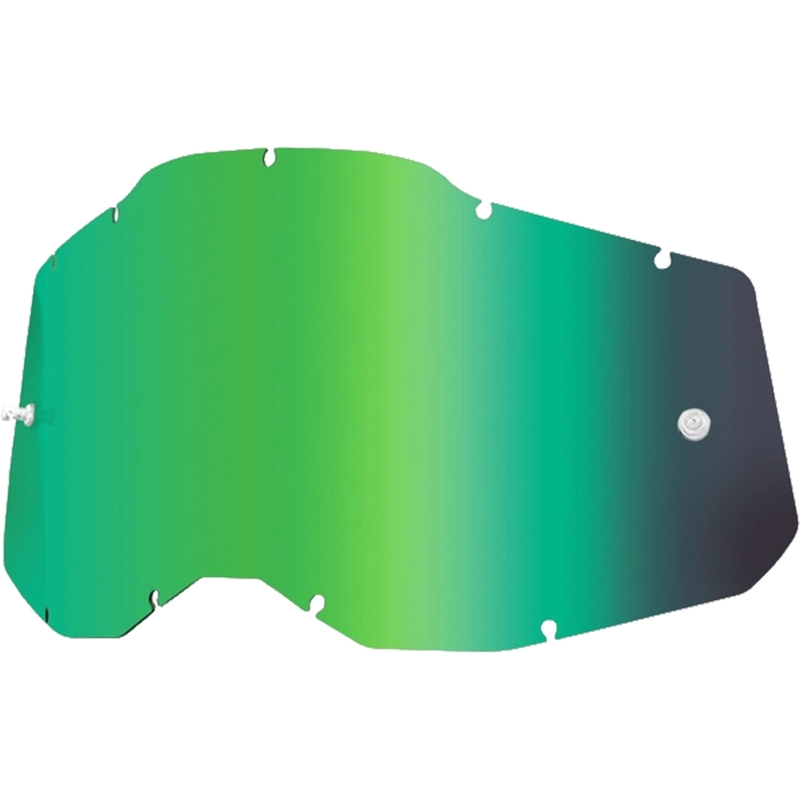 Plexi 100% Racecraft 2/Accuri 2/Strata 2 зелен огледален (против замъгляване)