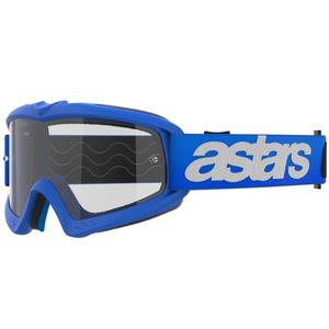 Alpinestars Vision Youth Blaze сини детски очила за мотокрос с прозрачни лещи