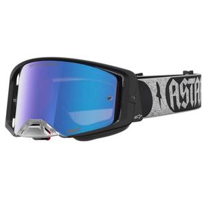 Мотокрос очила Alpinestars Supertech Atrox черно-сребристо
