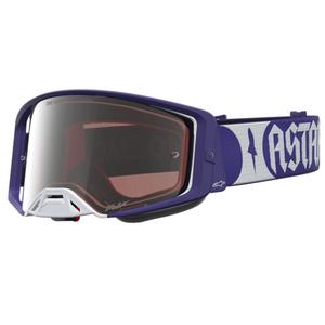Мотокрос очила Alpinestars Supertech Atrox синьо-бели