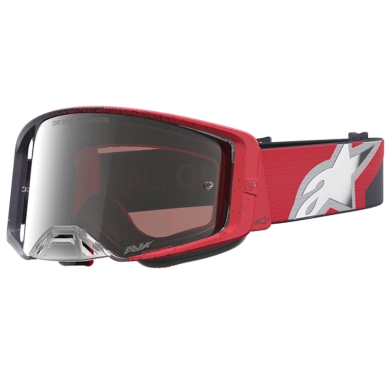 Мотокрос очила Alpinestars Supertech черно-червени
