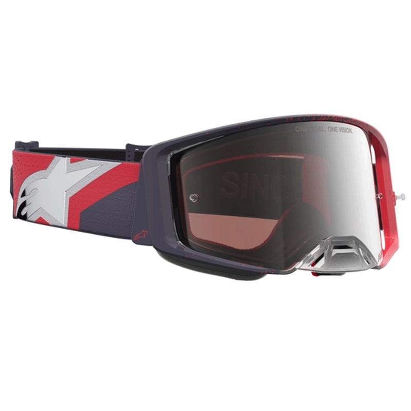 Мотокрос очила Alpinestars Supertech черно-червени