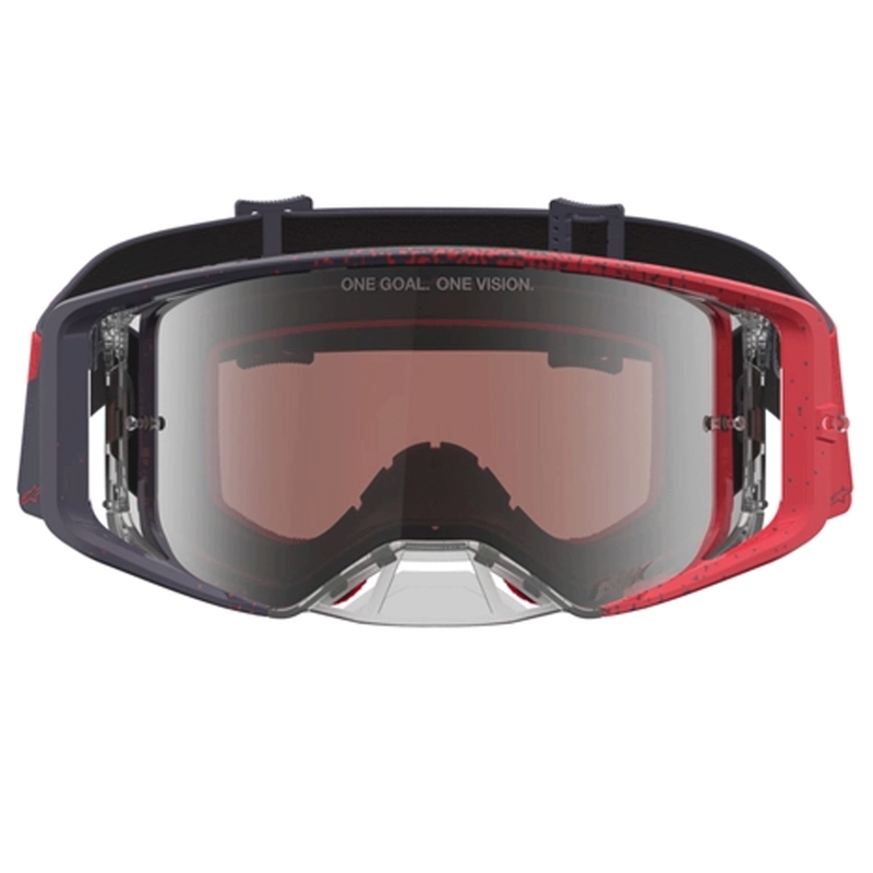 Мотокрос очила Alpinestars Supertech черно-червени