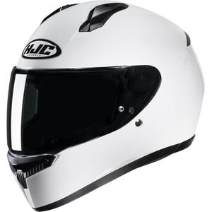 Мотоциклетна каска за цялото лице HJC C10, цвят Solid white - II качество - II. качество