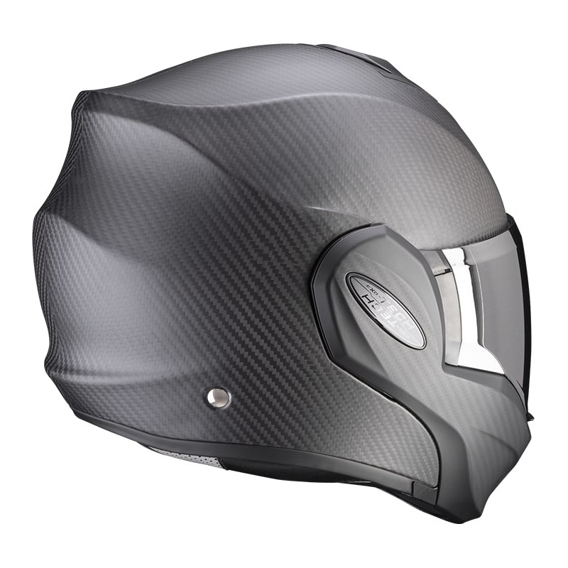 Каска Scorpion EXO-TECH EVO Carbon, сгъваема, матово черна - II. качество