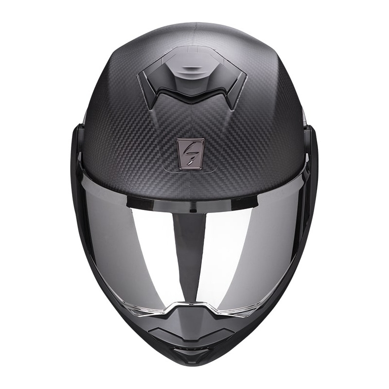 Каска Scorpion EXO-TECH EVO Carbon, сгъваема, матово черна - II. качество