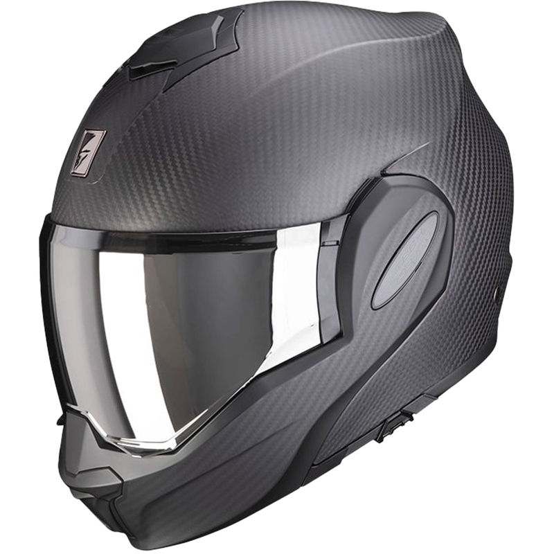 Каска Scorpion EXO-TECH EVO Carbon, сгъваема, матово черна - II. качество