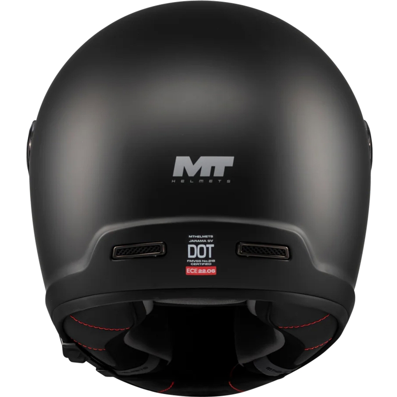 Мотоциклетна каска MT Jarama SV Pure A1, матово черна - II. качество