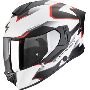 Scorpion EXO-530 Air Clip каска за мотоциклет с пълно лице, матово бяло-черно-червено - II. качество