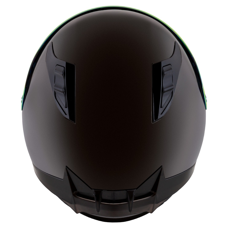 Cassida Aero Super Mono Мотоциклетна каска с пълно лице, гланцово черно, хромирано-черно - II. качество
