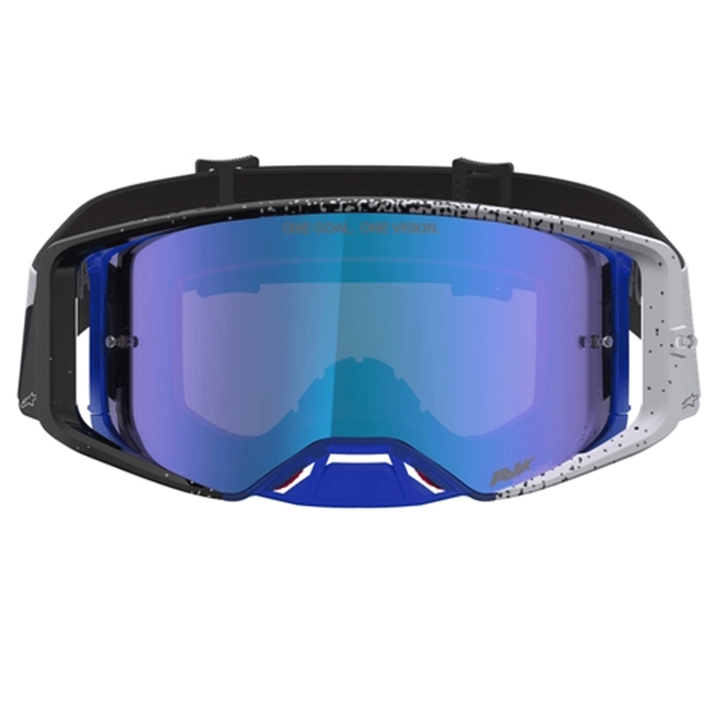 Мотокрос очила Alpinestars Supertech Hiten черно-сини