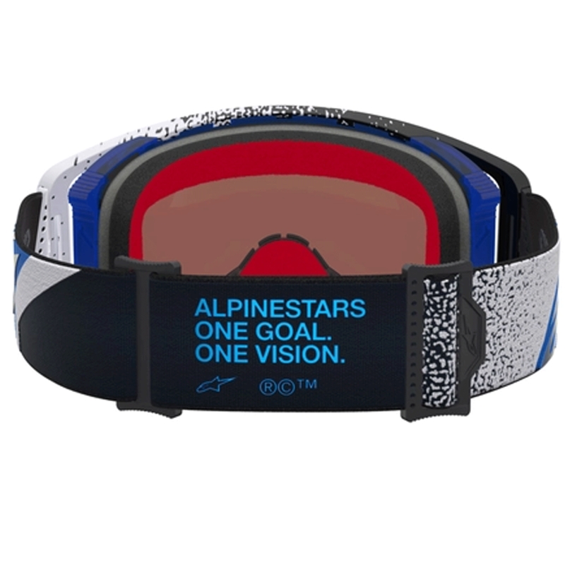 Мотокрос очила Alpinestars Supertech Hiten черно-сини