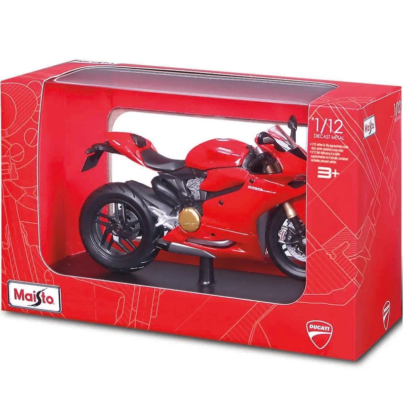 Мотоциклет Maisto Ducati 1199 Panigale модел 1:12 червен