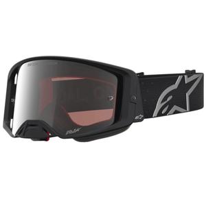 Мотокрос очила Alpinestars Supertech Vesta, матово черно-сребристо