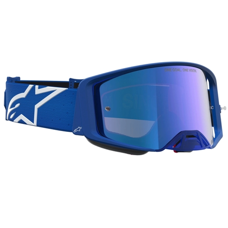 Мотокрос очила Alpinestars Supertech Vesta синьо-бели