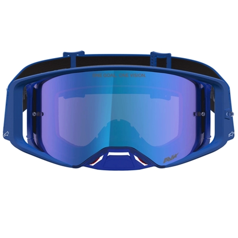 Мотокрос очила Alpinestars Supertech Vesta синьо-бели