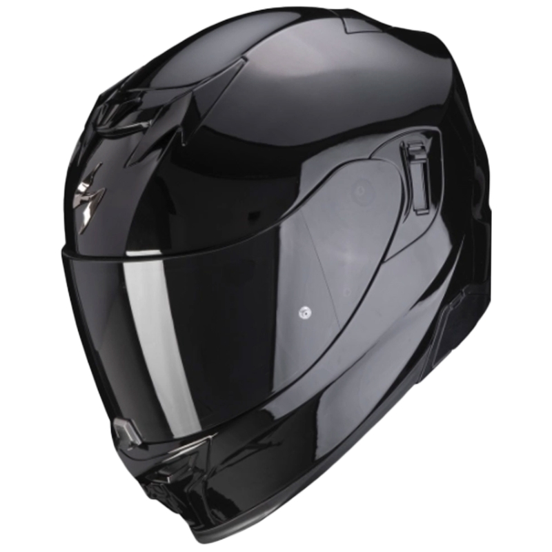 Каска Scorpion EXO-520 EVO AIR Solid, лъскаво черна, разпродажба 2 - II. качество