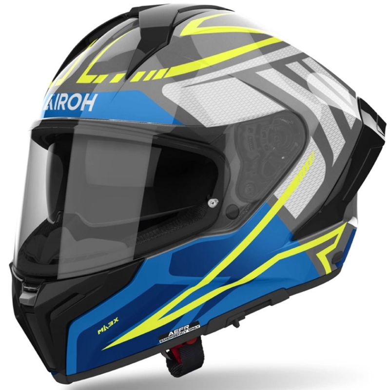 Интегрална мотоциклетна каска Airoh MATRYX Rider гланцово синьо