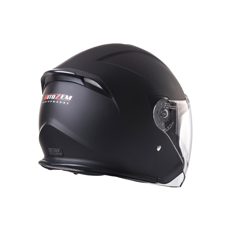 Отворена мотоциклетна каска Street Racer SR 01 MotoZem Performance black разпродажба