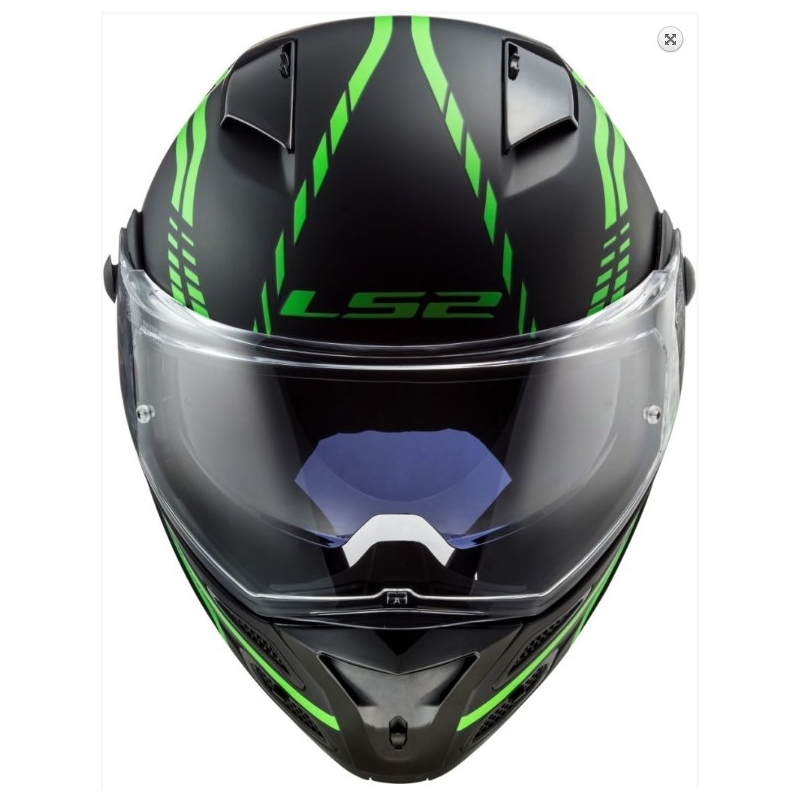 Vyklápěcí přilba LS2 FF324 Metro EVO Firefly černo-fluo zelená