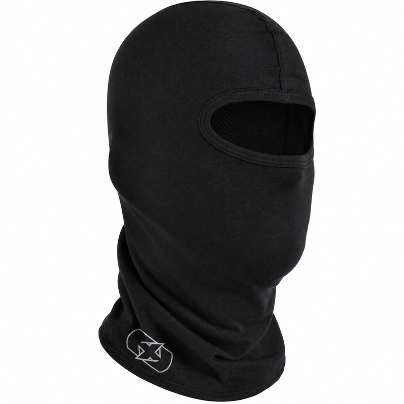 Качулка за мотоциклет Oxford Balaclava Deluxe от мериносова вълна, черна