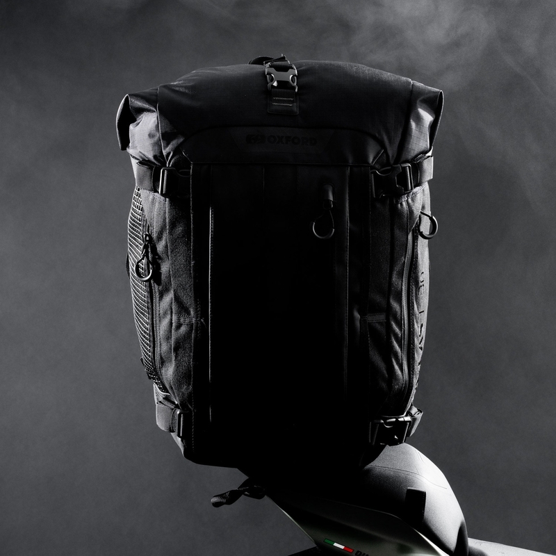 Чанта за мотоциклет Oxford Atlas B-20 Advanced Backpack 20 л сива - II. качество