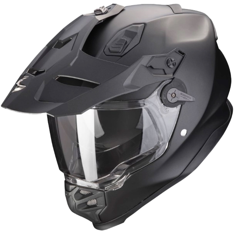 Ендуро мотоциклетна каска SCORPION ADF-9000 AIR Solid pearl black matt - II. качество