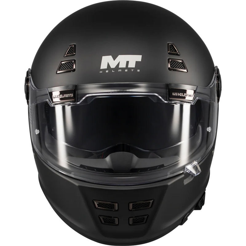 Мотоциклетна каска MT Jarama SV Pure A1, матово черно, 2 - II. качество