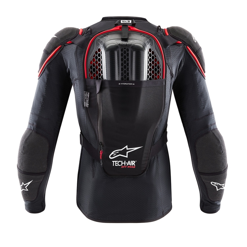 Жилетка Alpinestars TECH-AIR®OFF-ROAD със система въздушни възглавници, черно-червена, 2 - II. качество