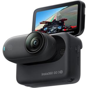 Insta360 GO 3S Комплект за мотоциклетна екшън камера за вграждане в каска, черна