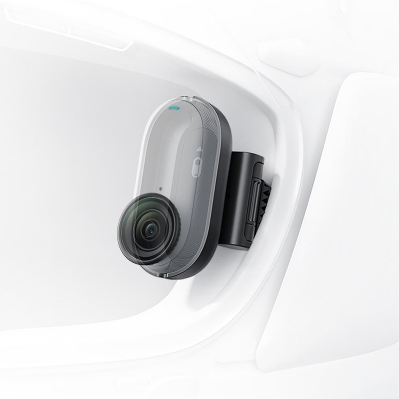 Insta360 GO 3S Комплект за мотоциклетна екшън камера за вграждане в каска, черна