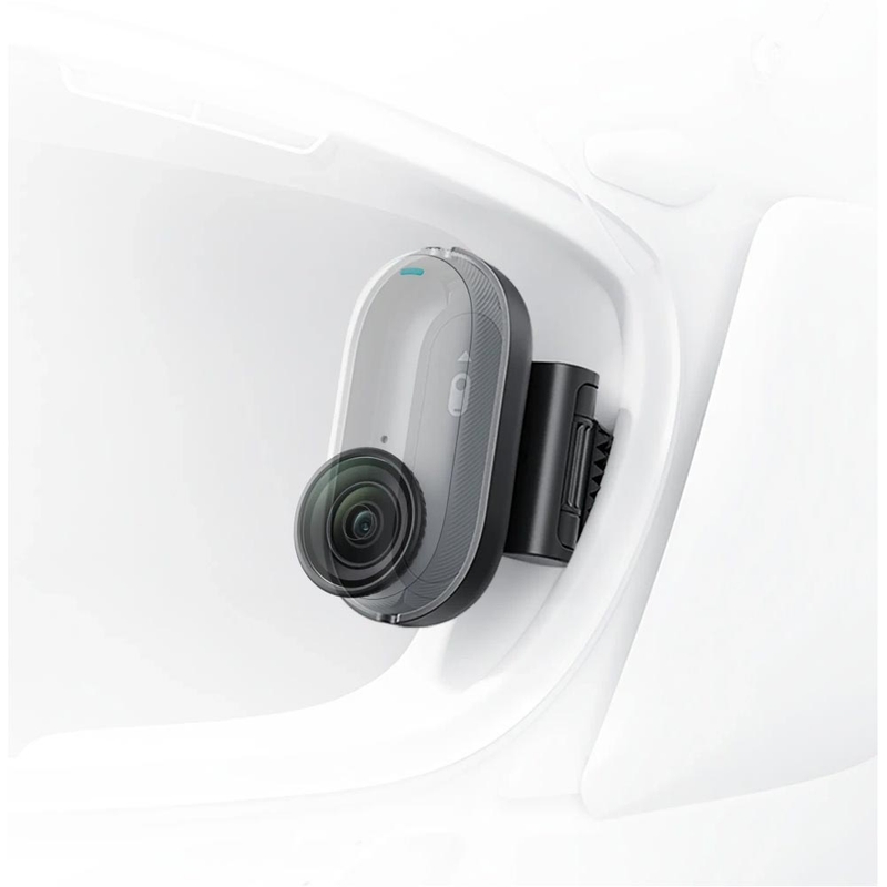 Insta360 монтаж за каска от гледна точка на обектива за GO 3/GO 3S, черен