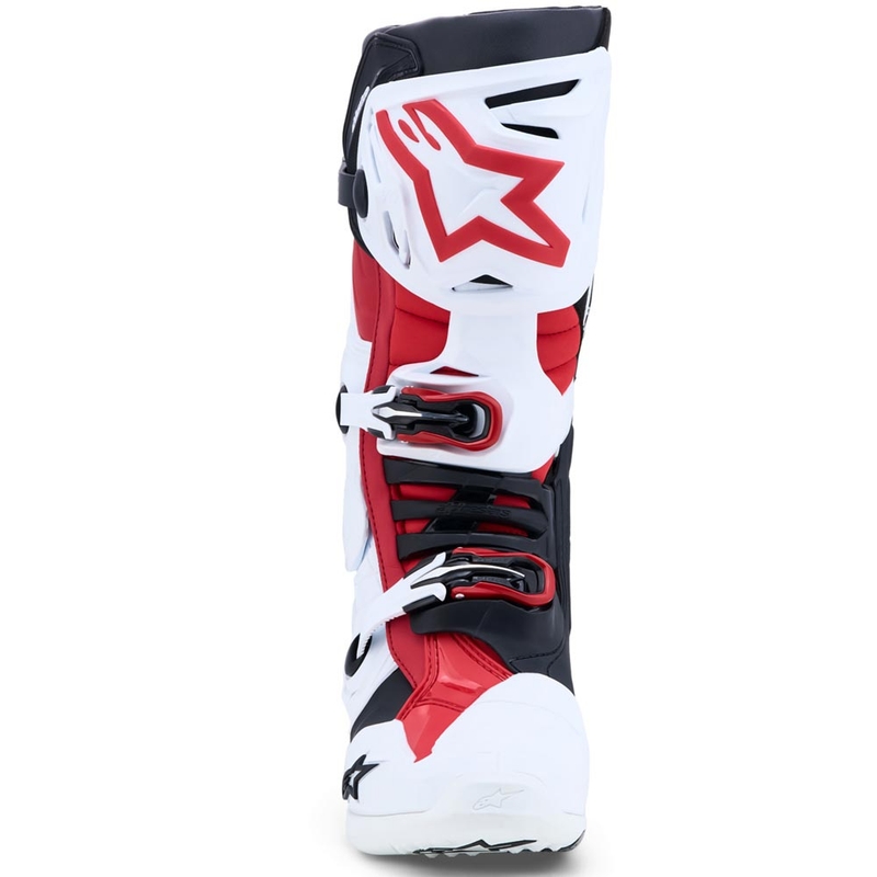Мотокрос ботуши Alpinestars TECH 10 бяло-черно-червено