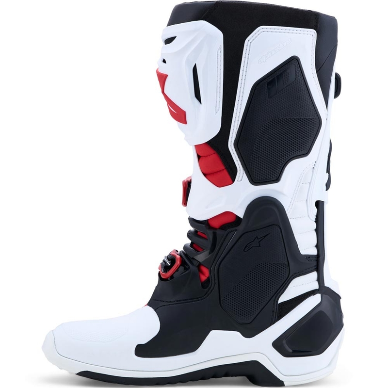 Мотокрос ботуши Alpinestars TECH 10 бяло-черно-червено