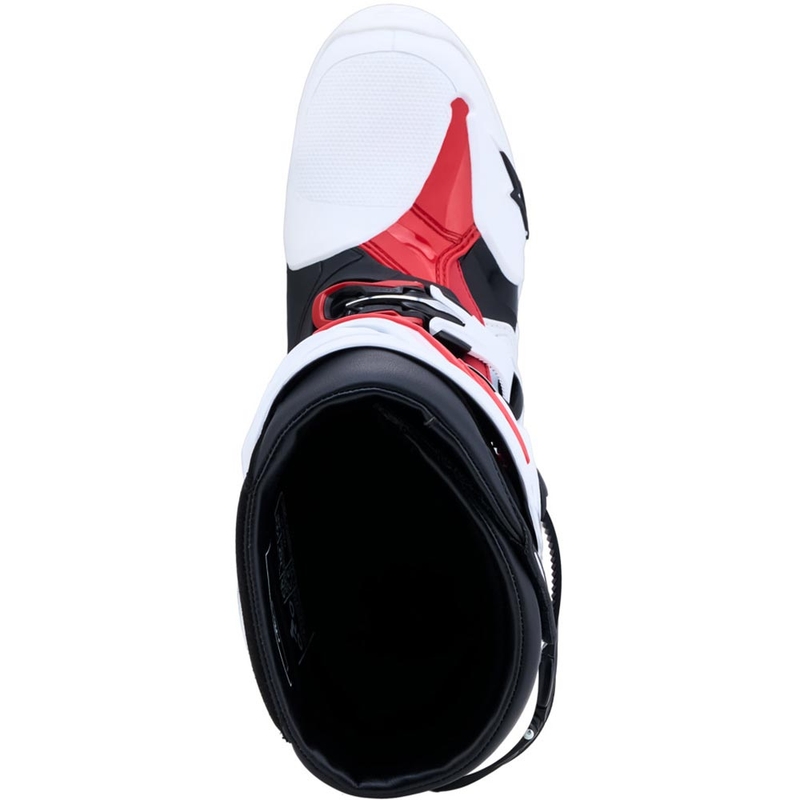 Мотокрос ботуши Alpinestars TECH 10 бяло-черно-червено