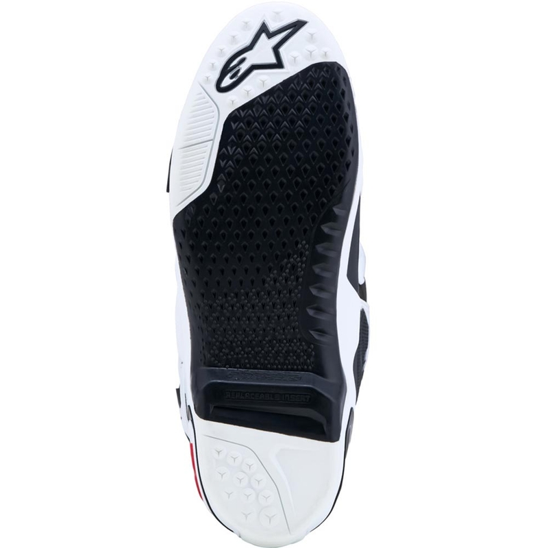 Мотокрос ботуши Alpinestars TECH 10 бяло-черно-червено