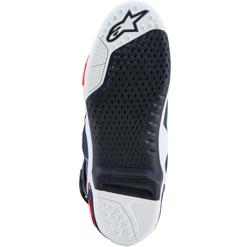 Мотокрос ботуши Alpinestars TECH 10 Supervented, тъмносиньо-бяло-черно-лилаво