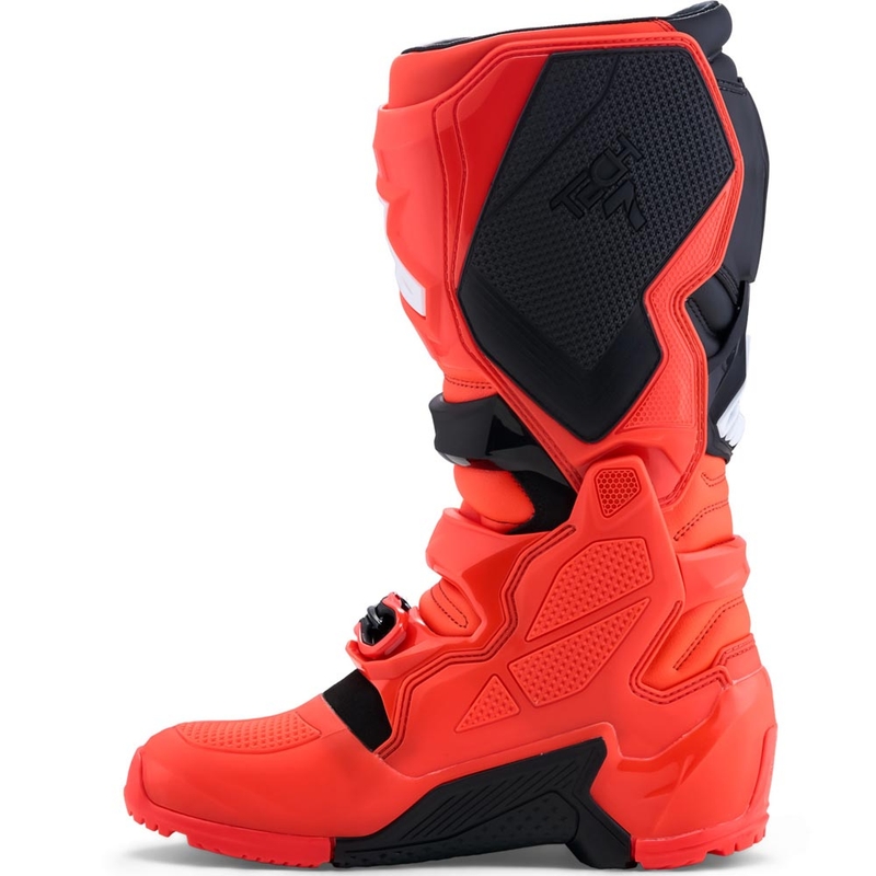 Мотоциклетни ботуши Alpinestars TECH 7 Enduro, флуоресцентно червено-черно