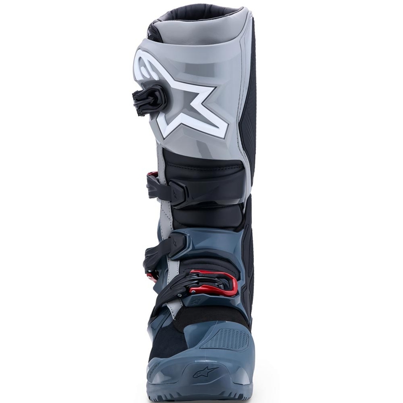 Мотоциклетни ботуши Alpinestars TECH 7 Enduro Drystar, тъмносиви-светлосиви-червени