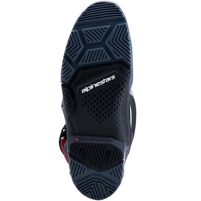Мотоциклетни ботуши Alpinestars TECH 7 Enduro Drystar, тъмносиви-светлосиви-червени