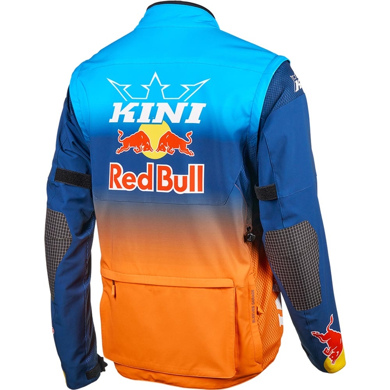 Мотокрос яке KINI Red Bull 1.0 Rallye синьо-оранжево