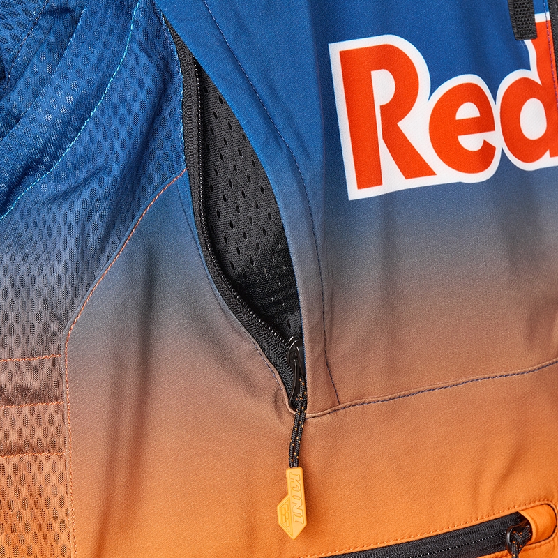 Мотокрос яке KINI Red Bull 1.0 Rallye синьо-оранжево