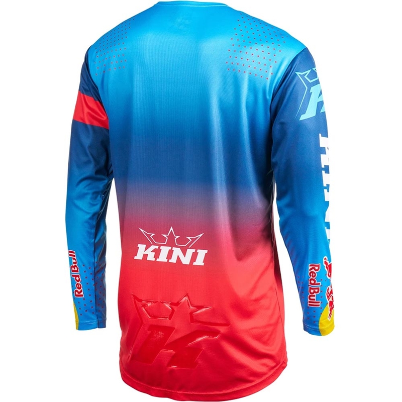 Мотокрос фланелка KINI Red Bull 2.0 MXC синьо-червена