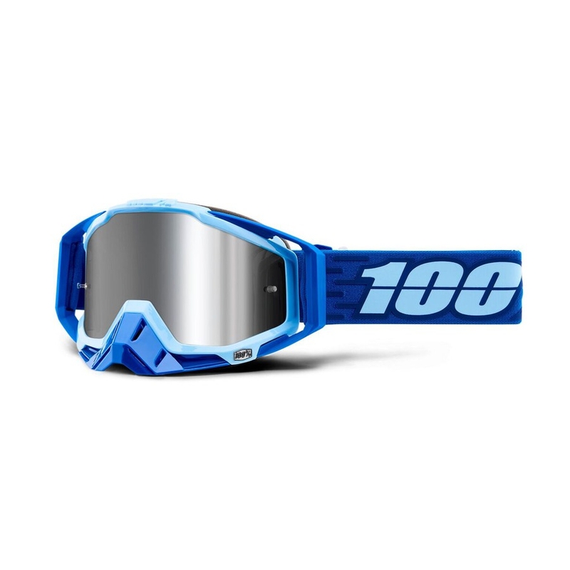 Motokrosové brýle 100% RACECRAFT PLUS Rodion (stříbrné zrcadlové plexi)