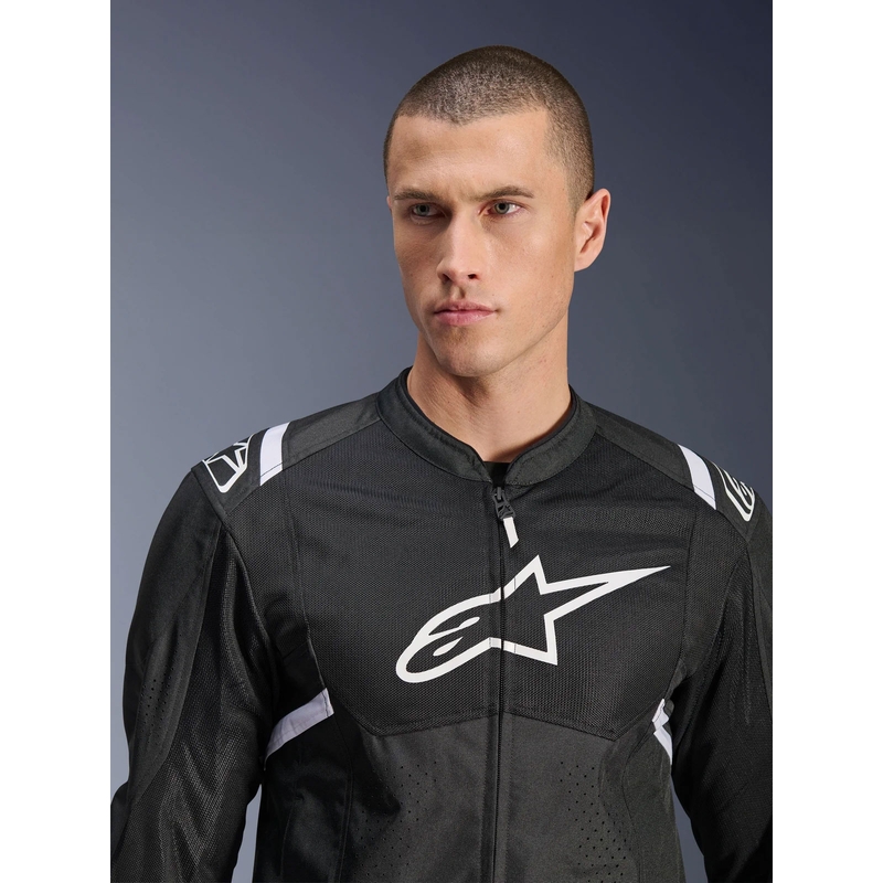 Alpinestars T-SPS Air V2 мотоциклетно яке черно-бяло