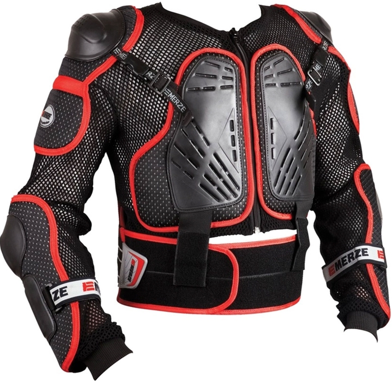 Детски протектор за тяло Emerze EM5 черно-червен