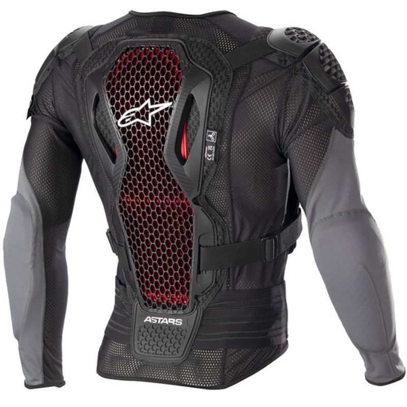 Alpinestars Bionic Plus 2 черен-сив-червен протектор за тяло